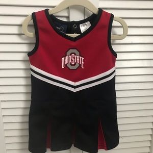18M Ohio State cheer outfit WORN ONCE!
